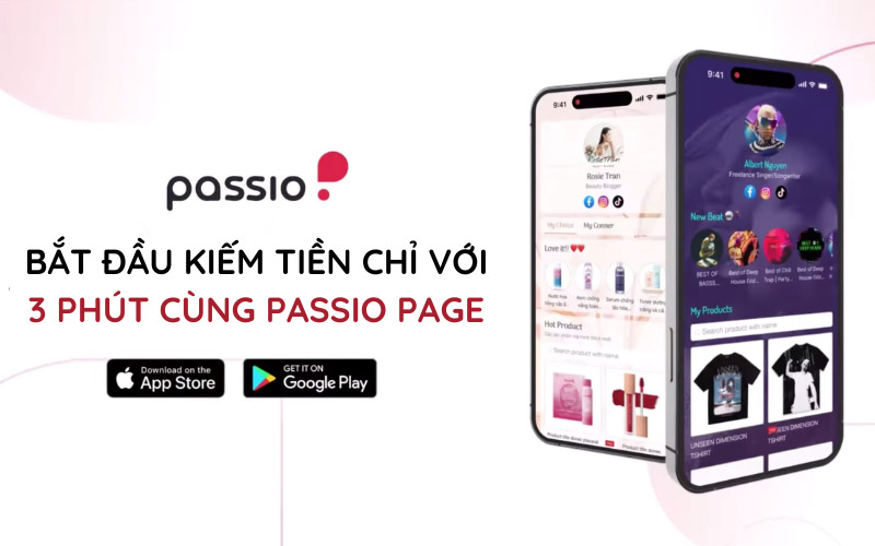 Passio Page là một sản phẩm của Ecomobi