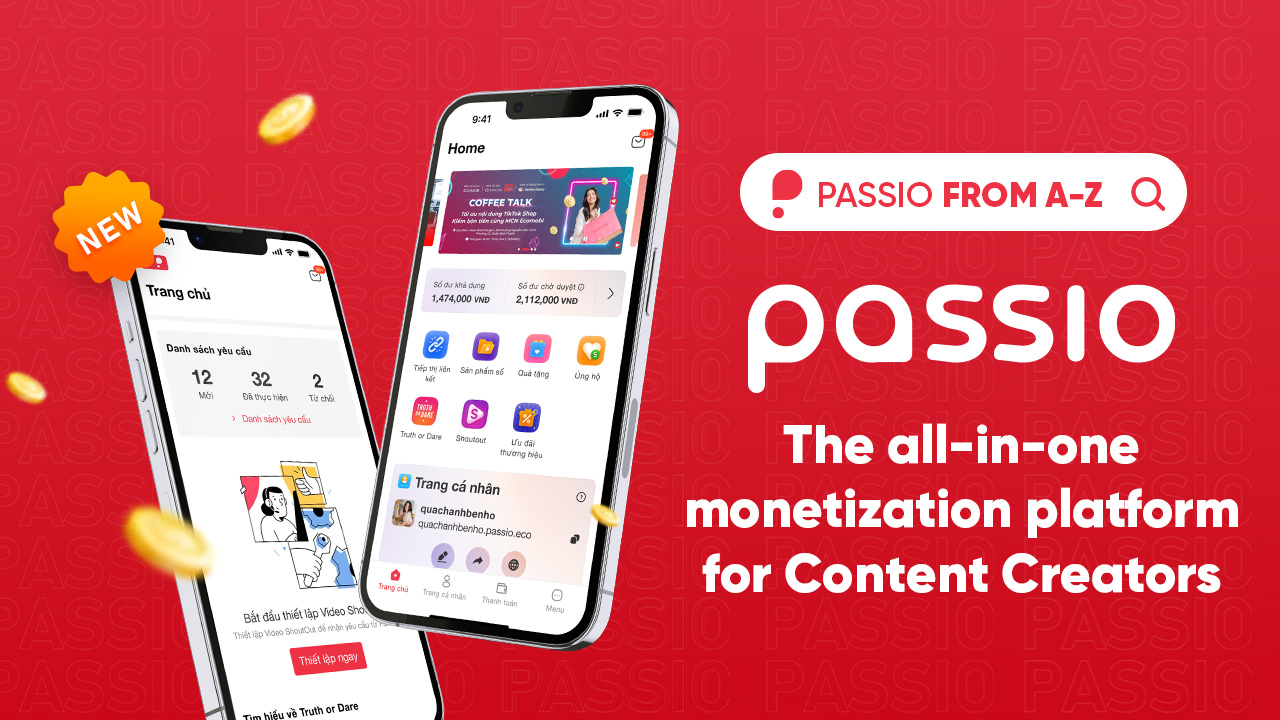 Passio from A-Z - The all-in-one monetization platform for Content Creators